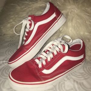 Red classic Vans
